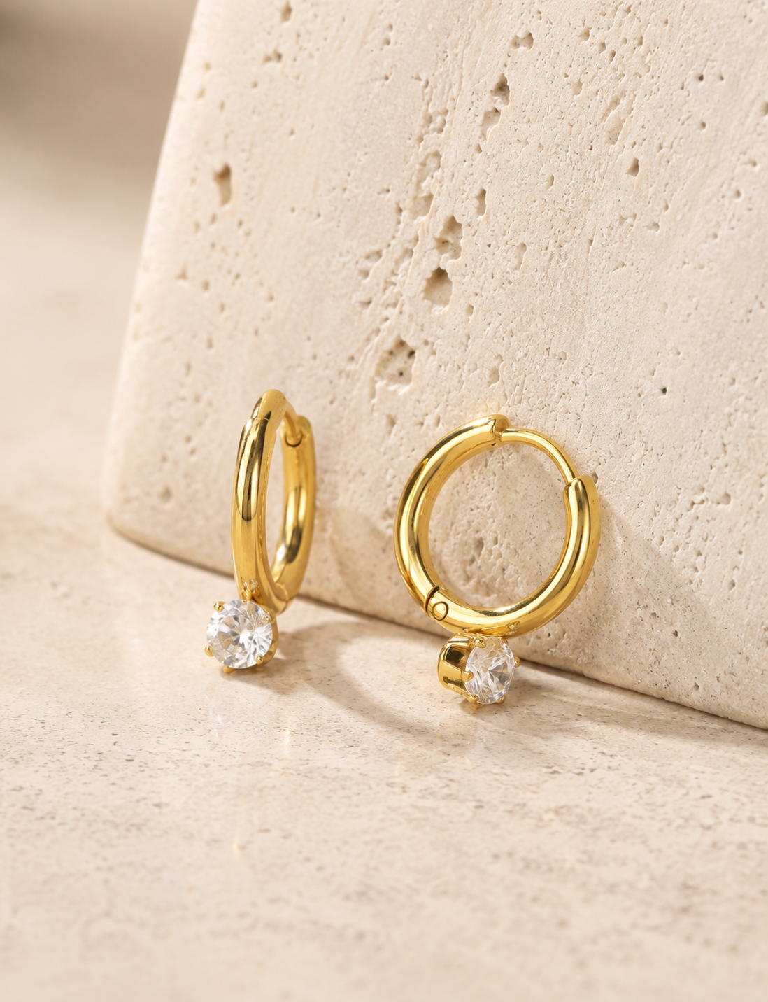 Classic Gold Hoop Earrings – Gold